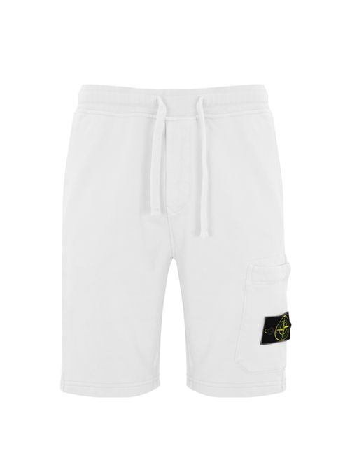 Bermuda 6200011 in cotone White STONE ISLAND | 6200011S0051V0001